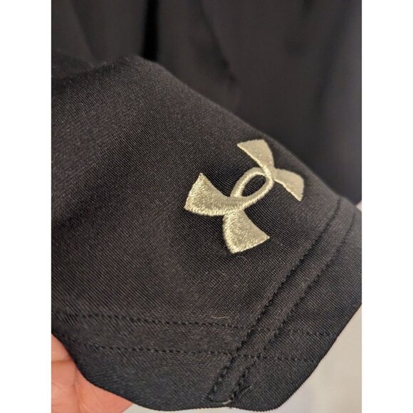 Under Armour Men's Shorts Black Sz Small 9" Loose Fit Heat Gear Locker 1351351 - Picture 2 of 15